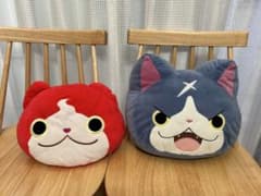 요괴 시계 봉제 인형 쿠션 세트