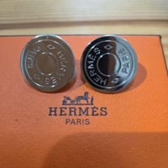 HERMES イヤリング シルバーカラー クリップ式 エルメス⭐美品⭐のサムネイル