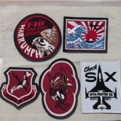 在韓米軍ウルフパックパッチ5枚　F-16 Fiend Viper D 在韓米軍ウルフパックパッチ5枚 F-16 Fiend Viper D Viper Ultra Bags