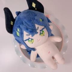 青髪緑目悪魔くん》大人気な激レア可愛い着せ替えぬいぐるみ《20cm