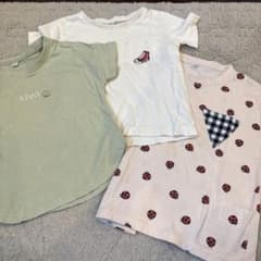 キッズ 半袖Tシャツ 3枚セット まとめ売り90.95のサムネイル