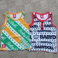 ベビードール　タンクトップ2枚セットのサムネイル