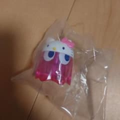 パックマン×ハローキティ クリアカラーピンク　ちびコレクトフィギュア　未開封