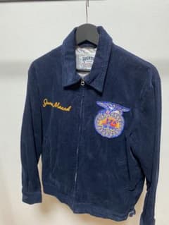 HOUSTON コーデュロイジャケット MEDIUM ネイビー　FFAのサムネイル