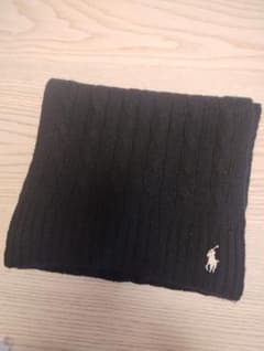 Polo Ralph Lauren ブラックマフラーのサムネイル