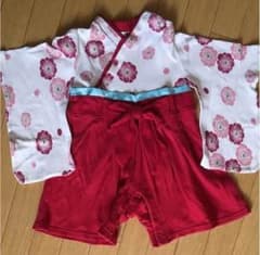 袴 ロンパース 70のサムネイル