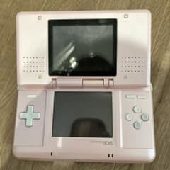 Nintendo DS ライトピンク　おいでよどうぶつの森ソフト等　ジャンク品のサムネイル