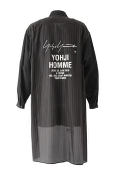Yohji yamamoto 18ss スタッフシャツ ストライプのサムネイル