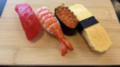 食品サンプル　寿司　4種のサムネイル