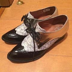 Jeffrey Campbell ジェフリーキャンベル☆パイソン柄 キレイ目のサムネイル