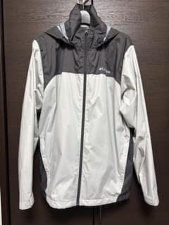 Columbia - Columbia マウンテンパーカー ライトグレー　ホワイト Columbia マウンテンパーカー バイカラー - メルカリ