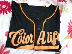 AAA Nissy 西島隆弘 CAL ベースボールシャツ 橙のサムネイル