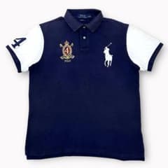 【希少❗️LA刺繍✨】POLO ラルフローレン ビッグポニー ポロ ナンバリング POLO RALPH LAUREN ポロ ラルフローレン ポロシャツ XL ビッグポニー