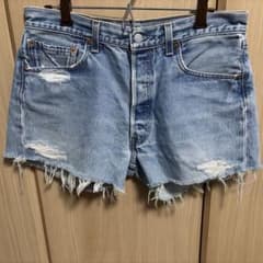 Levi's 501xx ダメージショートパンツ W34 L33のサムネイル