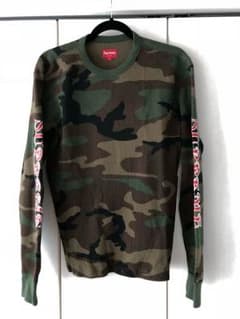 値下げ☆シュプリーム カモフラL/S T Sサイズ☆のサムネイル