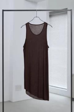 PRY LAYERED SHEER TANK TOP [BROWN]シュウトのサムネイル