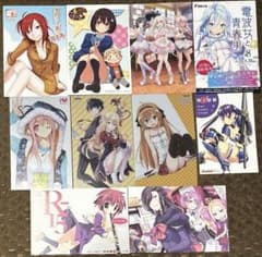 日*4様 特典10点 ポストカード イラストカード ブロマイド クリア