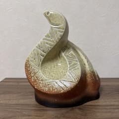 喜久水酒造 信楽焼陶 清酒 開運 招福巳 日本六古窯 巳年 置物 焼き物