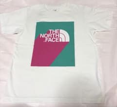 ノースフェイス 半袖Tシャツ ロゴ M ミント 汚れありのサムネイル