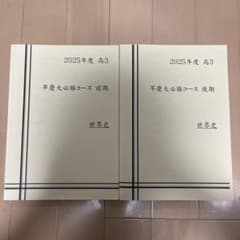 2025年度 高3 早慶大必勝コース 世界史 前期・後期セットのサムネイル