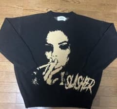 スラッシャー グラフィック ニットセーターのサムネイル