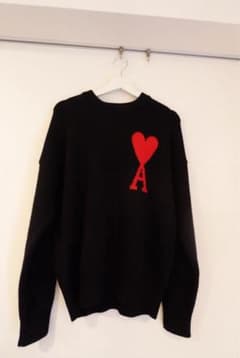 AMI Alexandre Mattiussi ハートロゴ ニット