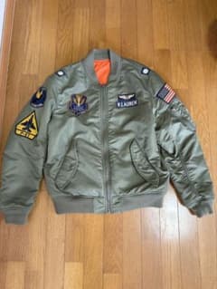 希少アメリカ国旗ワッペン　ラルフローレン　ポロ　 MA-1フライトジャケットのサムネイル