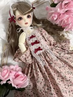 スーパードルフィー SD ドレス 服 花柄ワンピース ピンク 12 - メルカリ