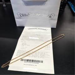 1点限】【インボイス原本付】クロムハーツ 22K ロールチェーン 約41cm 