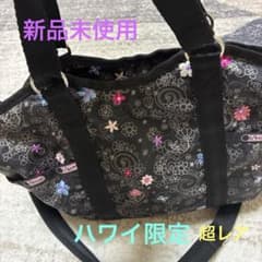 美品 レア　レスポートサック ハワイ限定 ルプティフラワー トートバッグ　花刺繍のサムネイル