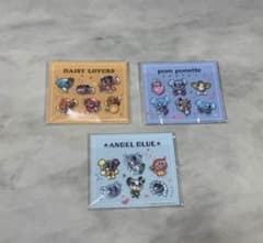 新品✨ナルミヤキャラクターズ 3点セット ぷっくりしーる セブンイレブンのサムネイル