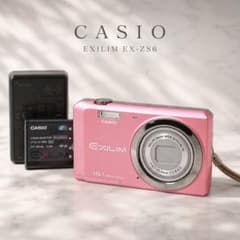 カシオ CASIO EXILIM EX-ZS6 ピンク コンパクトデジタルカメラ - メルカリ