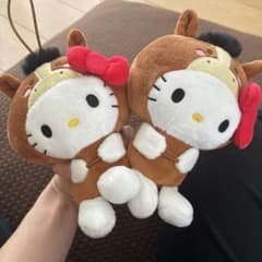 헬로 키티 간지 말 봉제인형 2개 세트