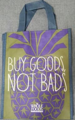 ★2個セット★　WHOLE FOODS MARKET エコバッグ パイナップル柄のサムネイル