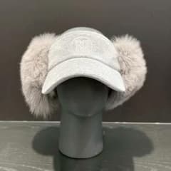 新品 G/FORE ジーフォア ゴルフ 耳当て付サンバイザー グレー - メルカリ