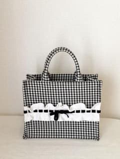 JILTU petit frill tote bag - メルカリ