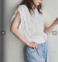 프린지 니트 풀오버 NOBLE