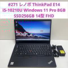 #271 レノボ ThinkPad E14 i5-10210U 8GB 256G Amazon.com: Lenovo ThinkPad E14 14in FHD Intel Core i5