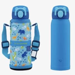 象印水筒キッズマグ子ども向け 480ml ダイナソーブルーのサムネイル