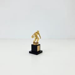 Mini trophy, bowling, antiques, brocante, retro goods, vintage, flea market