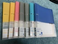 KOKUYO Campus 2穴バインダー A4サイズ 7冊セットのサムネイル