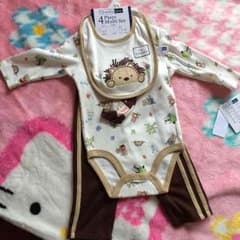 ＊値下げ＊ロンパセット 6M 新品未使用のサムネイル