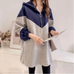 マタニティ　トレーナー　パーカー　スウェット　授乳服のサムネイル