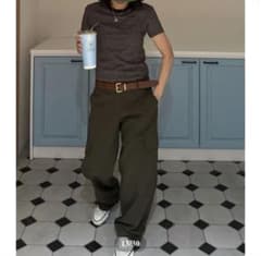 ok.soon low rise cargo pantsローライズカーゴパンツ - メルカリ