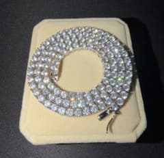 ⭐️厳選品質⭐️ 50cm4mm モアサナイト テニスチェーン - メルカリ