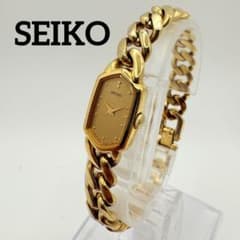 【外観美品/新品電池】 SEIKO レディース 腕時計 ドレス ゴールド 新品電池 SEIKO 腕時計 ゴールド ブレスレット クォーツ レディース