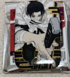 カグラバチ 漆羽 スクエア缶バッジコレクション 蒔絵風 ジャンプ