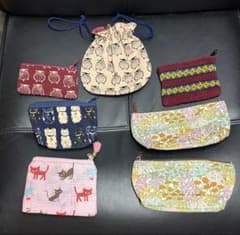 ポーチ 6点セット まとめ売り+1点のサムネイル