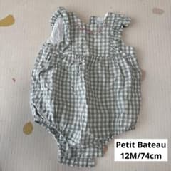 PETIT BATEAU ベビーロンパース 12m/74cmのサムネイル