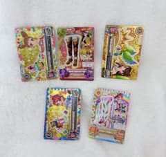 アイカツカード レアカード 5枚セットのサムネイル